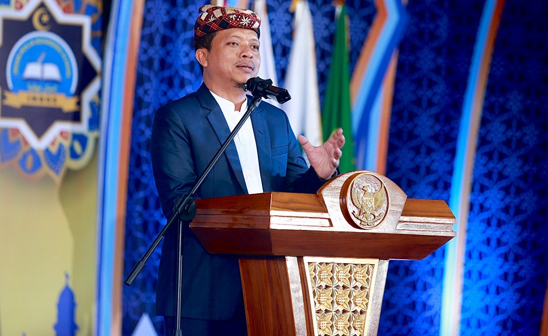 Bupati Pringsewu Hadiri Haflatut Takhrij Wattahfizh IMBoS