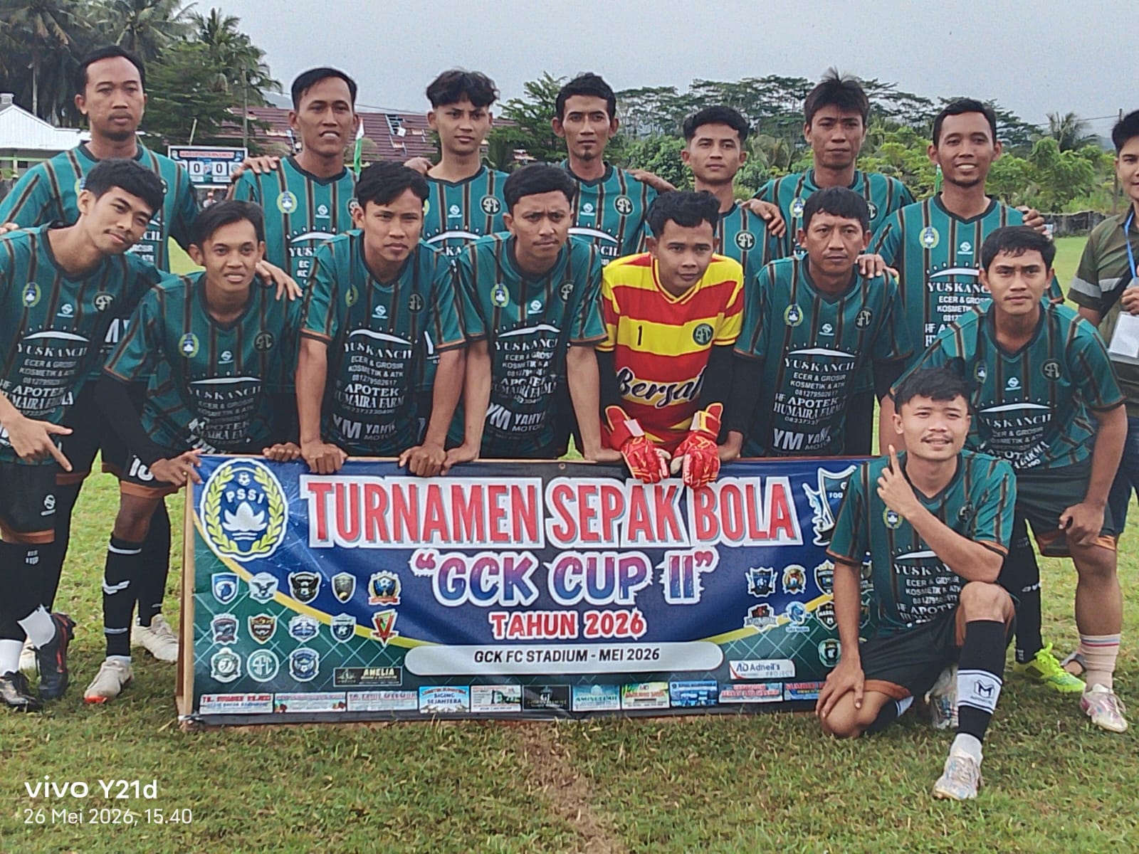 Raja Wali FC Pesisir Selatan Tampil Solid di Turnamen Sepak Bola GCK Cup II Ngambur