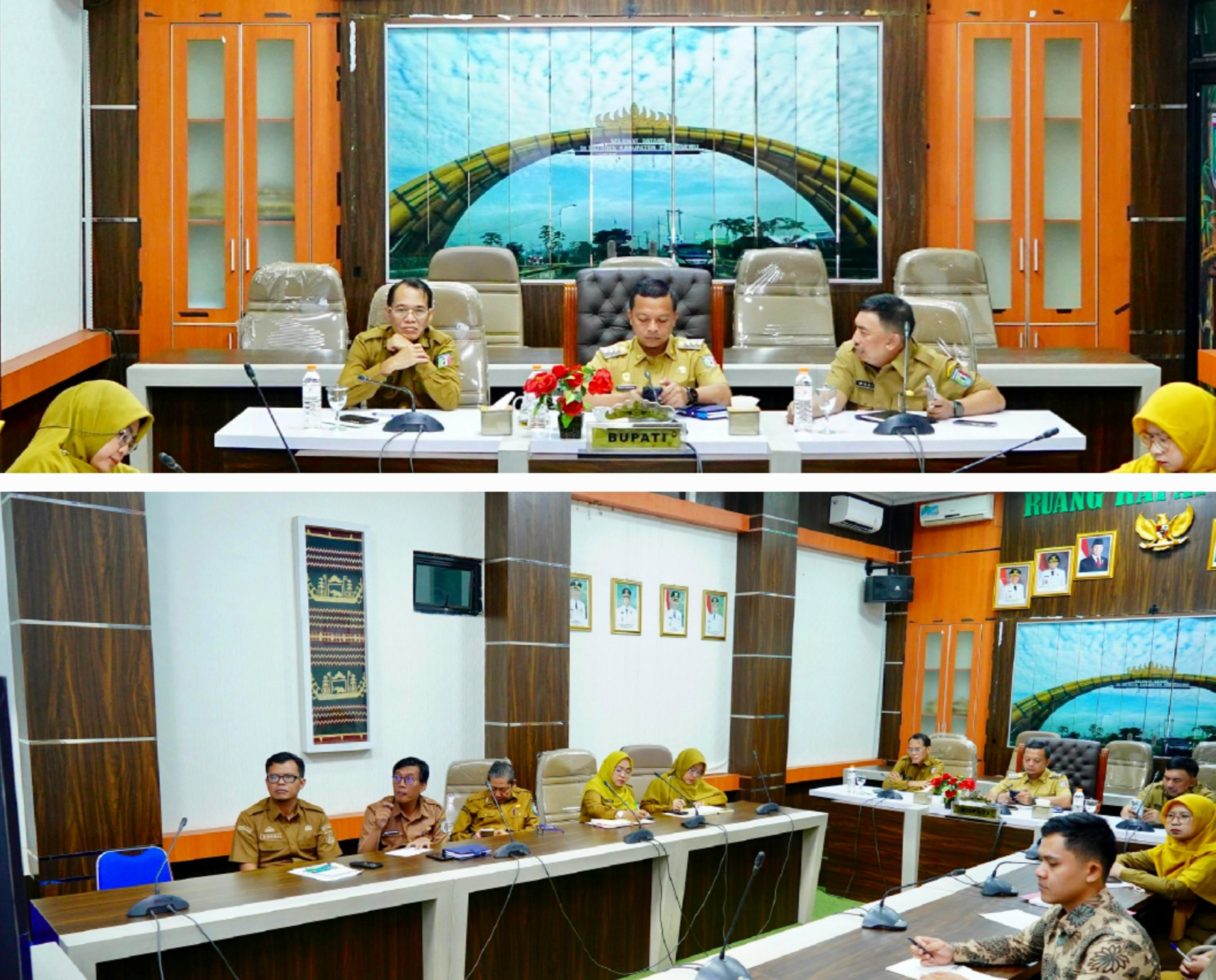 Bupati Pringsewu Ikuti RDP Tiga Kementerian Dengan DPR  