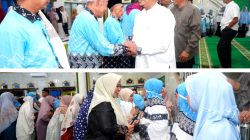 Bupati & Wabup Pringsewu Sambut Kepulangan Jamaah Haji Pringsewu Kloter Terakhir 