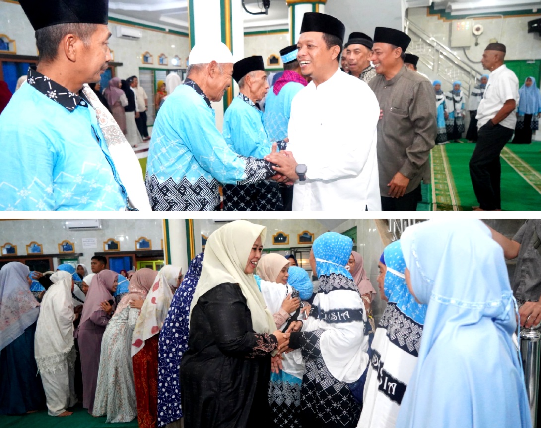 Bupati & Wabup Pringsewu Sambut Kepulangan Jamaah Haji Pringsewu Kloter Terakhir 