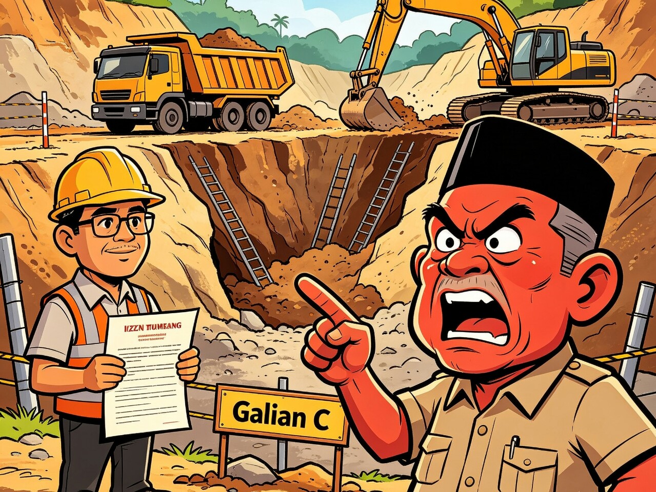 Galian C di Pekon Margosari Jadi Sorotan, Warga Mengeluh Jalan Pasti Rusak