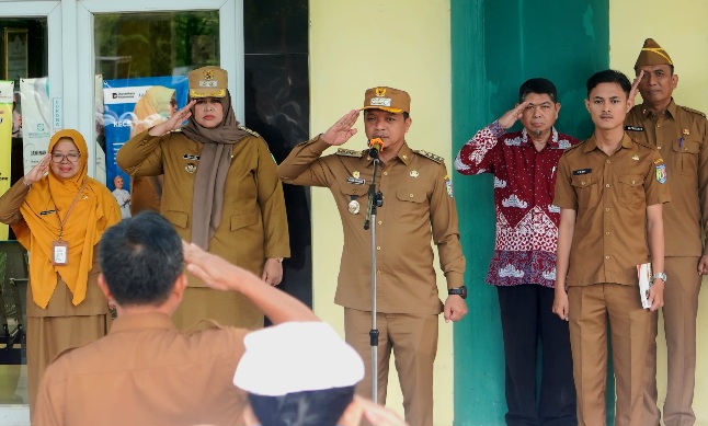 BUPATI CANANGKAN ZONA INTEGRITAS RSUD PRINGSEWU