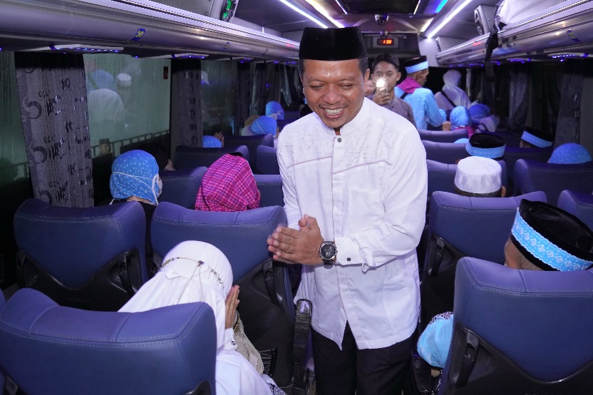 Bupati Pringsewu Sambut Ketibaan Jamaah Haji