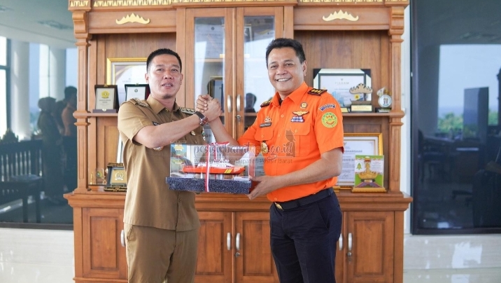 Bupati Pesibar Terima Audiensi Basarnas Lampung,Dorong Percepatan Pembentukan POS Sar Di kabupaten pesisir Barat
