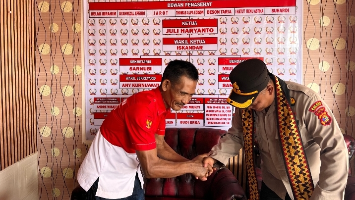 PWRI Way Kanan Sambut Kunjungan Kapolres, Momentum Pererat Kemitraan dengan Insan Pers