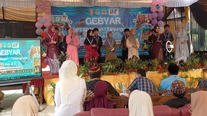 Gebyar Perpisahan SD Negeri 1 Tanjung Rusia Meriah, 13 Siswa Kelas VI Resmi Dilepas ke Jenjang SMP