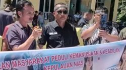 Ratusan Warga Kepung Mapolres Nias, Tuntut Pengungkapan Kasus Pembunuhan Agnis Jance Zebua