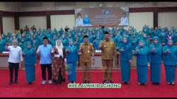 Ketua TP PKK Kabupaten Pesibar Hadiri Raker TP PKK Provinsi Lampung