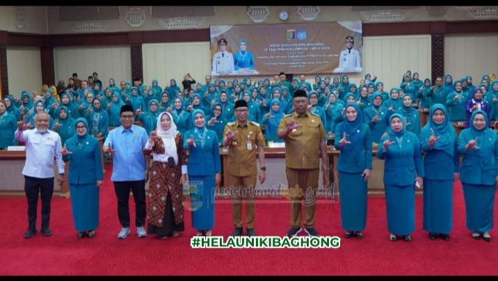 Ketua TP PKK Kabupaten Pesibar Hadiri Raker TP PKK Provinsi Lampung
