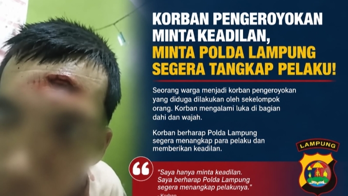 Kasus Pengeroyokan di Lampung Jadi Sorotan, Korban Memohon Keadilan kepada Kapolda