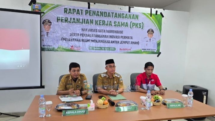 Pemkab Pesisir Barat Perkuat Layanan Publik Melalui Kerja Sama Data Warehouse (DWH) Dan Inovasi Permata