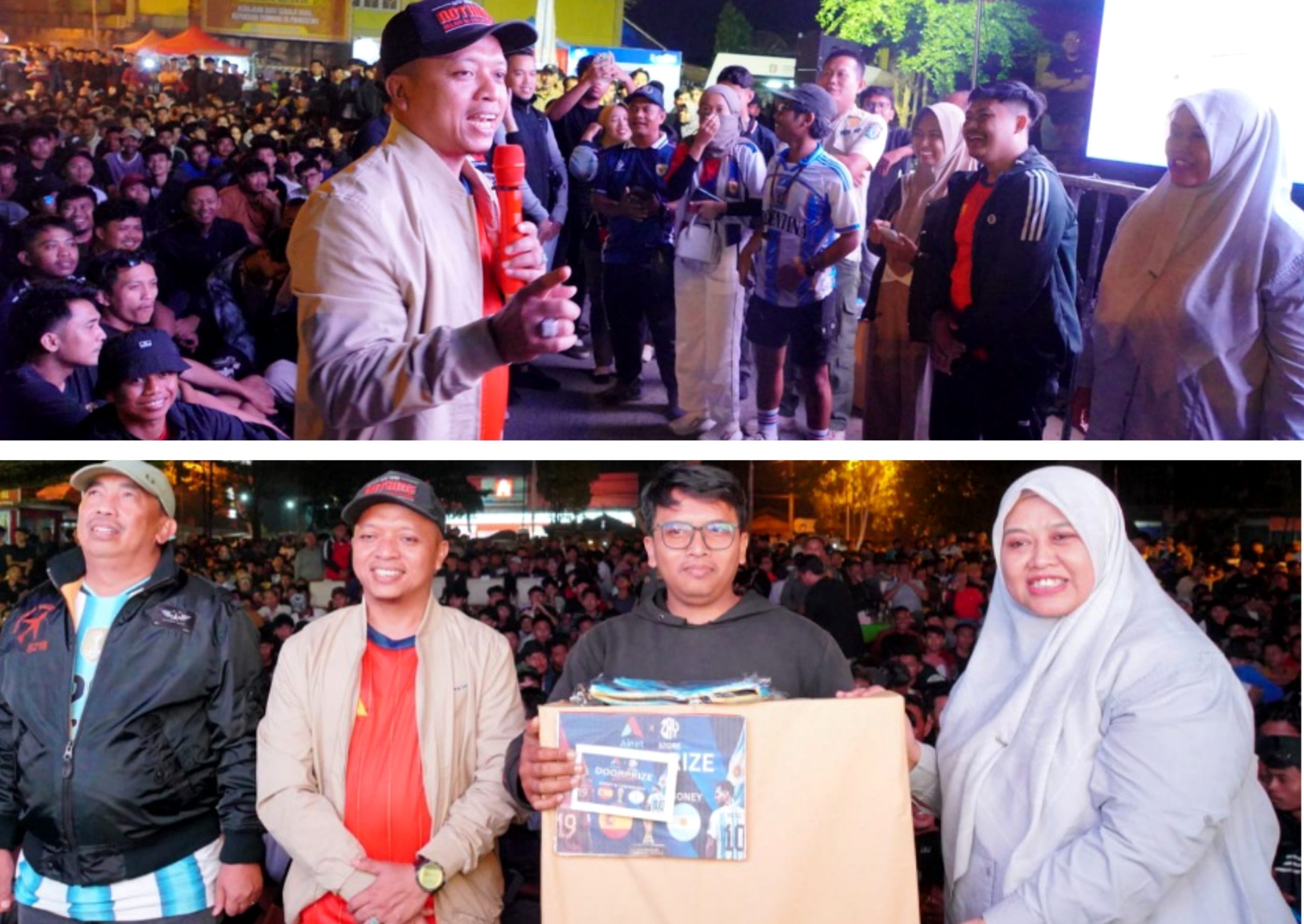 DIHADIRI BUPATI DAN WABUP, PEMKAB PRINGSEWU GELAR NOBAR FINAL PIALA DUNIA 2026