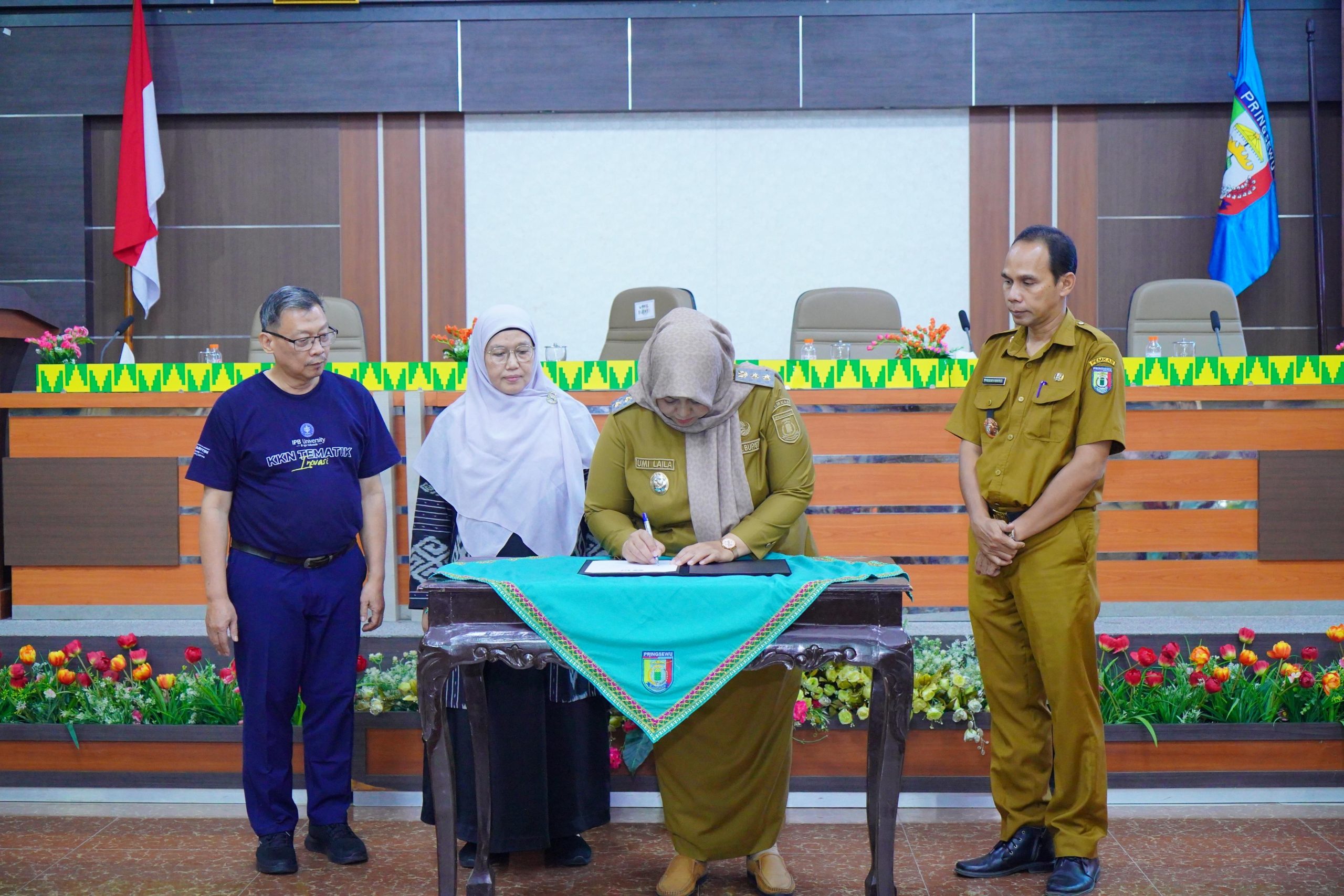 47 Mahasiswa Institut Pertanian Bogor Laksanakan KKN Tematik Di Kabupaten Pringsewu