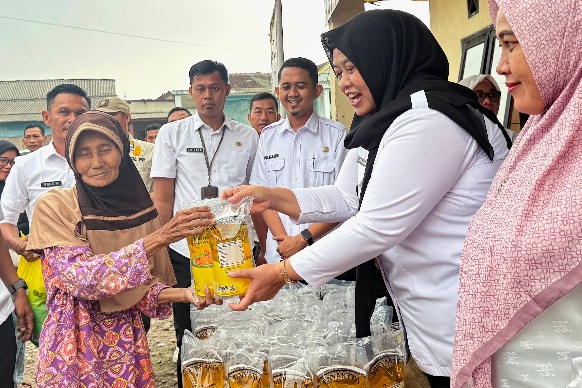 Wabup Pringsewu Buka Gerakan Serentak Penetrasi Pasar Di Kecamatan Pardasuka