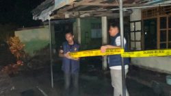 Rumah Dan Warung Sembako Di Pekon Fajar Bulan Terbakar, Polres Pesisir Barat Lakukan Olah TKP. 