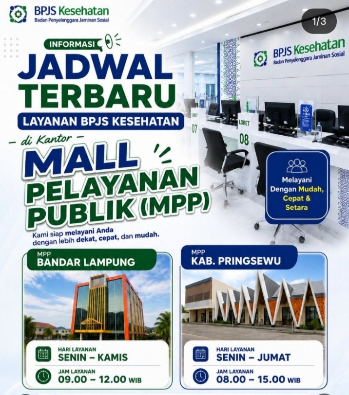 BPJS Kesehatan Buka Layanan Kepesertaan di MPP Kabupaten Pringsewu Mulai 1 Juli