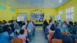 Sinergi Bersama Instansi Terkait, Polisi Hadiri Sosialisasi Pra-MPLS di SMKN 1 Negara Batin