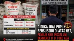 Diduga Jual Pupuk Bersubsidi di Atas HET, Pemilik Kios UD Toko Aga di Pesisir Barat Terancam Sanksi