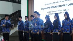 Bupati Dedi Irawan Hadiri Pelantikan Pengurus Korpri Pesibar Tegaskan Komitmen ASN Yang Profesional Dan Berintegritas. 
