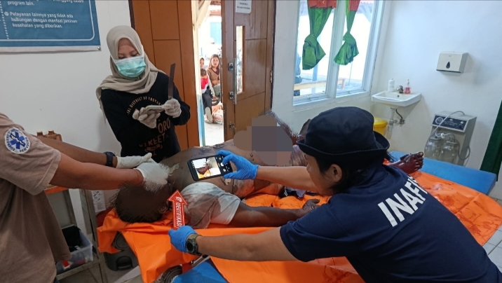 Polsek Ngaras dan Tim Inafis Polres Pesisir Barat Tangani Penemuan Jenazah Warga di Ngambur