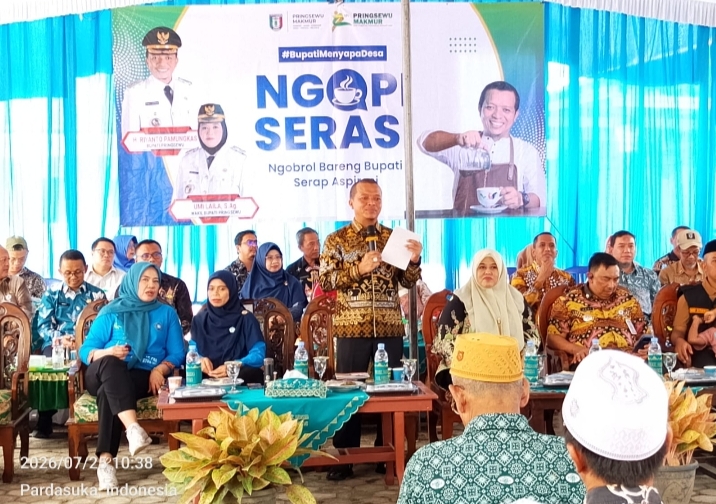 Ngopi Serasi ke-28, Bupati Pringsewu Tampung Aspirasi Warga Sukorejo Demi Percepat Pembangunan