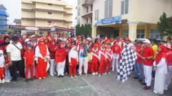 Bupati Pringsewu Lepas Peserta Jalan Sehat HUT Ke-81 Kemerdekaan RI