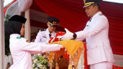 Pemkab Pringsewu Gelar Upacara Peringatan HUT Ke-81 Kemerdekaan RI