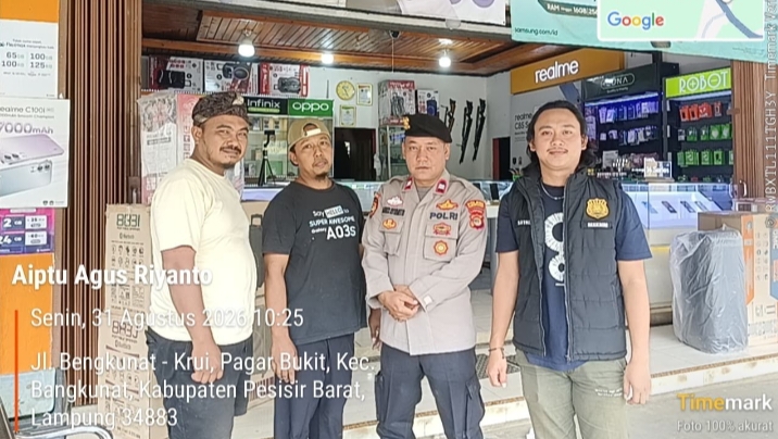Polsek Ngaras Gelar Patroli Dialogis, Jaga Kamtibmas dan Dekatkan Polisi dengan Masyarakat