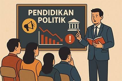 Giliran Siswa SMAN 1 Pringsewu Diberi Pendidikan Politik 