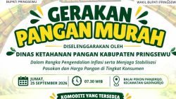 Pemkab Pringsewu Adakan Gerakan Pangan Murah Mandiri