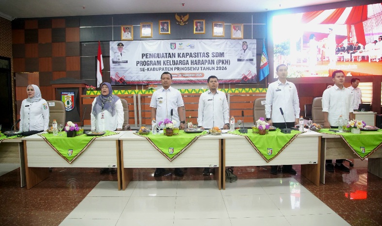 Pendamping PKH Se-Kabupaten Pringsewu Ikuti Penguatan Kapasitas SDM