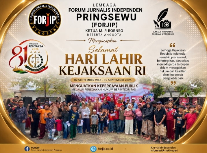 FORJIP Pringsewu Sampaikan Ucapan Selamat Hari Lahir Kejaksaan RI ke-81