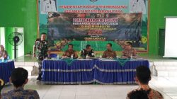 Tim Mabes TNI Beri Penyuluhan Pencegahan Karhutla di Pagelaran Utara Pringsewu