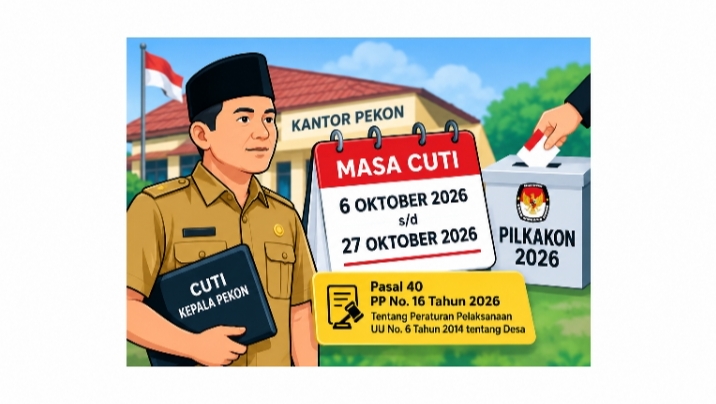 Kadis PMD Pringsewu Tegaskan Kepala Pekon Petahana Wajib Cuti Mulai 6 Oktober