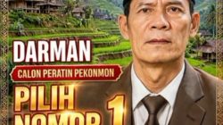 Calon Peratin Nomor Urut 1 Pekon Pekonmon Darman Tawarkan Visi Desa Maju, Mandiri dan Berdaya Saing