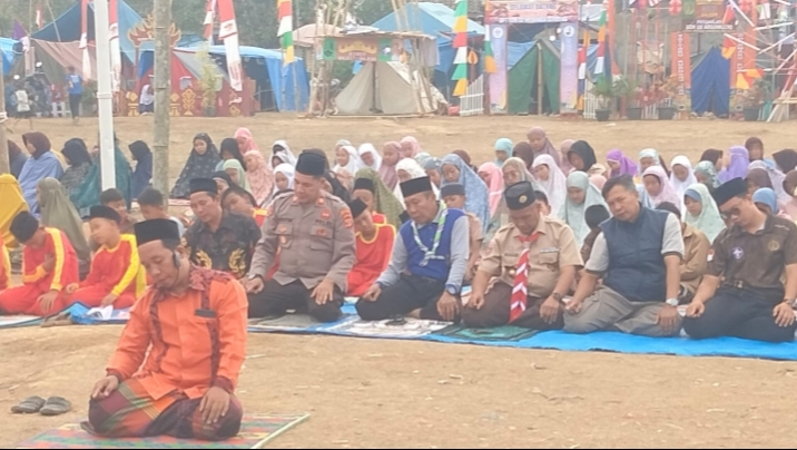 1.000 Pramuka Banjit Gelar Salat Istisqa, Memohon Hujan di Tengah Kemarau