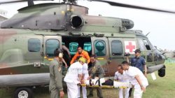 Pastikan Masyarakat Tetap Terlayani Saat Darurat,TNI AU Gelar Latihan Evakuasi Medis Udara Di Pesisir Barat.    