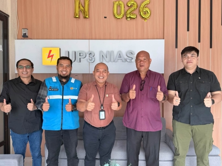 Bupati Nias Utara Silaturahmi Ke Kantor PLN UP3 Nias