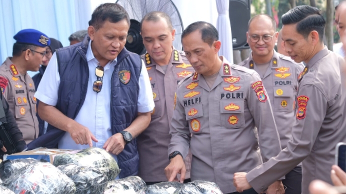 Ops Antik Krakatau 2026, Polda Lampung Ungkap 379 Kasus Narkoba dan Sita 85,9 Kilogram Sabu