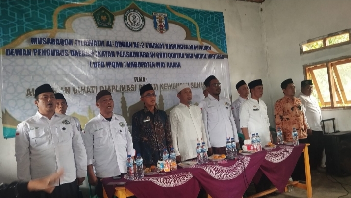 DPD IPQOH Way Kanan Gelar MTQ Ke-2 Tahun 2026, 75 Peserta dari 15 Kecamatan Ikuti Perlombaan