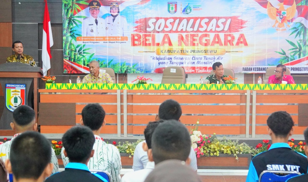 Pemkab Pringsewu Sosialisasi Bela Negara