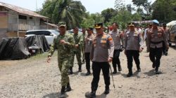 Kapolres Pesisir Barat Kunjungi Yon TP 944/SRC, Perkuat Sinergitas TNI-Polri