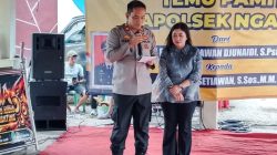 Temu Pamit Kapolsek Ngaras, IPTU Doni Dermawan Djunaidi Serahkan Tugas kepada IPTU Dani Setiawan