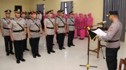 Kapolres Pringsewu Pimpin Sertijab Pejabat Utama dan Kapolsek, Ini Daftar Pejabat yang Bergeser