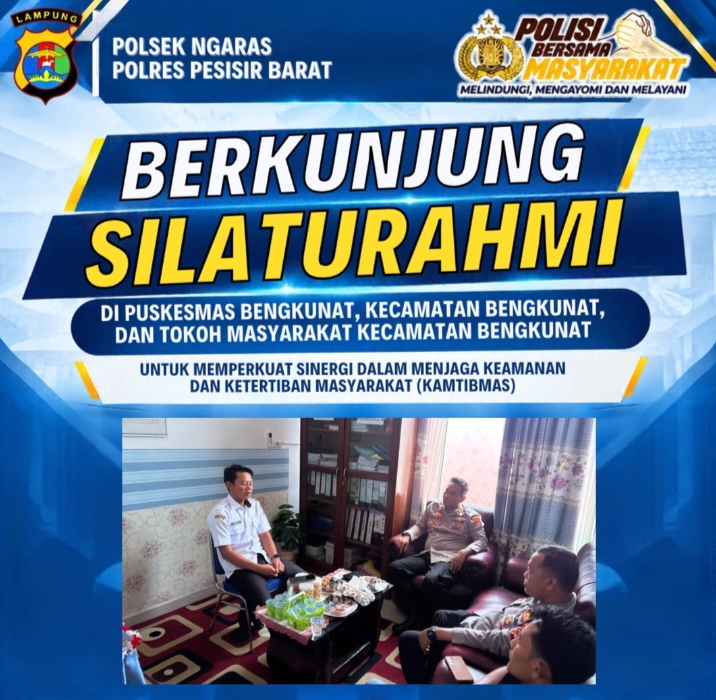 Perkuat Sinergi Lintas Sektor, Polsek Ngaras Jalin Silaturahmi dengan Puskesmas dan Tokoh Masyarakat Bangkunat