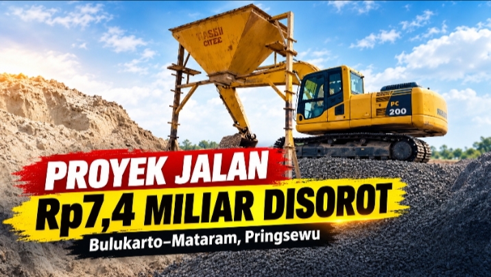 Proyek Jalan Rp7,4 Miliar Bulukarto–Mataram Disorot, Dugaan Ketidaksesuaian Spesifikasi Mencuat
