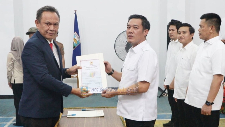 Bupati Dedi Irawan Resmi Pimpin Koni Pesisir Barat 2026–2030, Pembinaan Atlet Dan Prestasi Jadi Prioritas.    