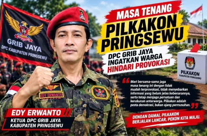 Masa Tenang Pilkakon, DPC GRIB JAYA Ingatkan Warga Jangan Terprovokasi dan Tetap Jaga Persatuan