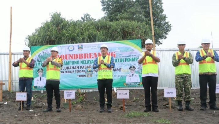 Wujudkan Kesejahteraan Pesisir,Bupati Dedi Irawan Mulai Pembangunan Kampung Nelayan Merah Putih.    